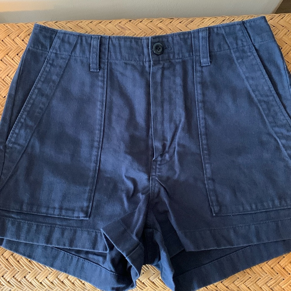LAST CHANCE! Outerknown Utility Shorts Navy Blue 26